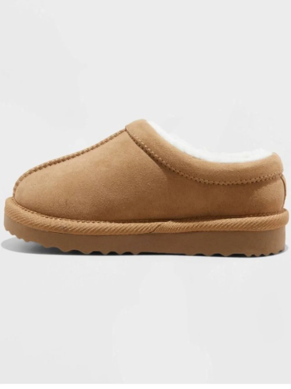 CAT & JACK • TODDLER JUDE CHESTNUT BROWN CLOG SLIPPERS - 11T